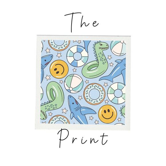 Poppy Kids Co Pool Day Pattern Premium Bamboo Romper Size 2T NWT 🌿💦🛟 - Picture 4 of 5